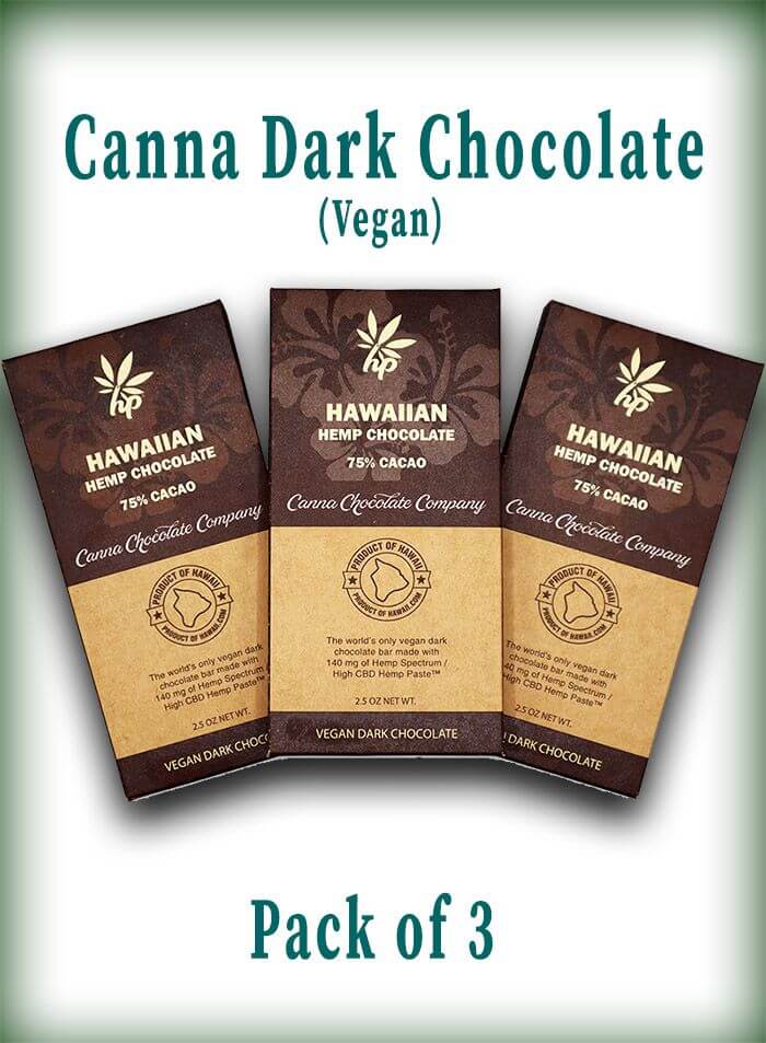 Canna Dark Chocolate Bars (Vegan)